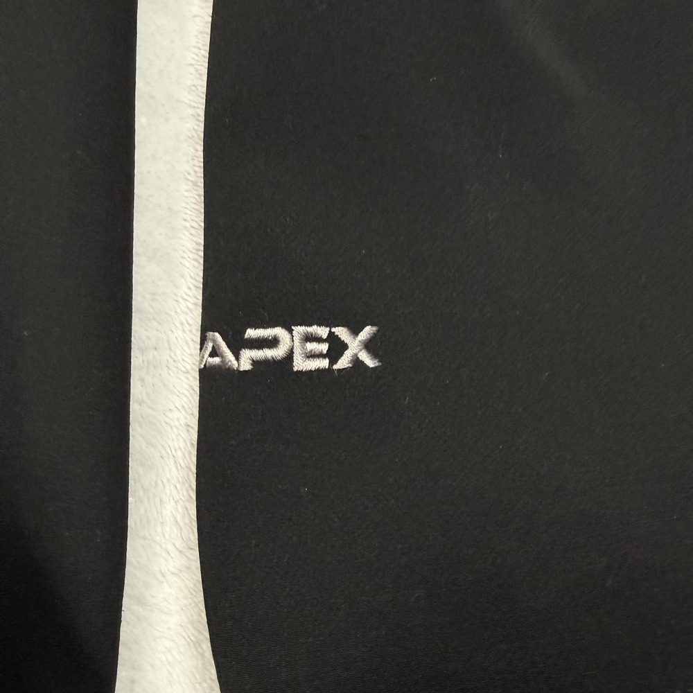 The‎ North Face Apex Jacket Mens Medium Black Full Zip Softshell Windbreaker - Picture 5 of 12